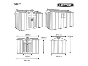 Záhradný domček – Lifetime 60476