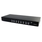 StarTech 8-portový USB VGA KVM switch / KVM switch / 1U rack 19" / Max. rozlíšenie 1920×1440 (SV831DUSBAU)
