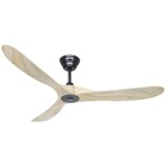 CasaFan ECO GENUINO 152 MS-NT stropný ventilátor 16.6 W (Ø x v) 1520 mm x 285 mm čierna (matná); 315218