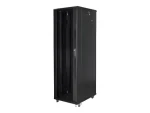 Lanberg Stojanový rozvádzač 42U 600x1000 čierna / Stojanový rozvádzač / 19" / LCD displej / Nosnosť 800 kg (FF01-6042-12B)