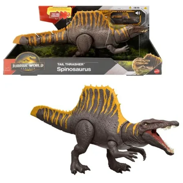 Mattel Jurassic WORLD spinosaurus so zvukmi