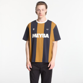 Tričko Fred Perry Meyba Cut And Sew T-Shirt Dark Caramel L