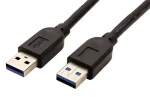 Roline USB 3.0 A(M)-A(M) čierna / Kábel / Prepojovací / 5Gbps / 3 m (11.02.8971)