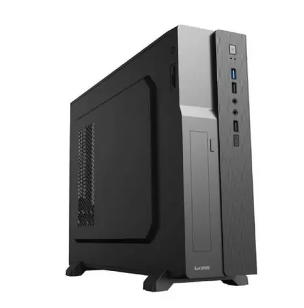 1stCool COMPACT 1 čierna / PC skriňa / Micro Tower / USB 3.0 / USB-C / čítačka kariet (MC-C1-AU-USB3-C-CR)