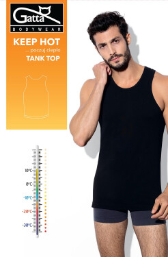 Pánsky nátelník Gatta 42114 Tank Top Keep Hot Men černá M