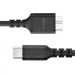MediaRange MRCS257 čierna / Kábel / Micro-USB B - USB-C / USB 3.2 Gen 1 / 5 Gbit / s / 0,5 m (MRCS257)