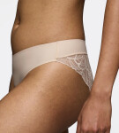 BODY MAKE-UP ILLUSION LACE - Taj nohavičky s čipkou a tepelnou úpravou Triumph NUDE BEIGE 42