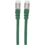 Intellinet 737111 RJ45 sieťové káble, prepojovacie káble CAT 6A S/FTP 20.00 m zelená fóliové tienenie, tienenie pletivom, bez halogénov 1 ks; 737111