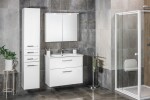 AQUALINE - ZUNO 85 keramické umývadlo nábytkové 85x45cm, biela 9085