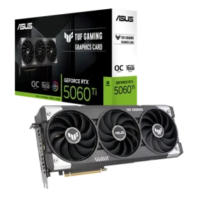 Asus TUF Gaming GeForce RTX 5060 Ti OC 16GB / 2692MHz / 16GB GDDR7 / 128-bit / 1x HDMI + 3x DP / 550W (16) (90YV0MG0-M0NA00)