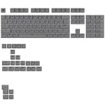 Glorious vymeniteľné klávesy GPBT Basics (ANSI US) - Armor Grey / PBT / 133 ks / ANSI US layout / Cherry MX(+) (GLO-KB-ACC-KC-GPBT-BA-AGRY-US)