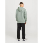 Jack&Jones pánska mikina JJESTAR BASIC SWEAT HOOD NOOS 12208157 ICEBERG GREEN M