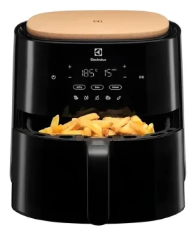 Electrolux EAF5B čierna / Teplovzdušná fritéza / 1500 W / 5 l / 8 programov (EAF5B)