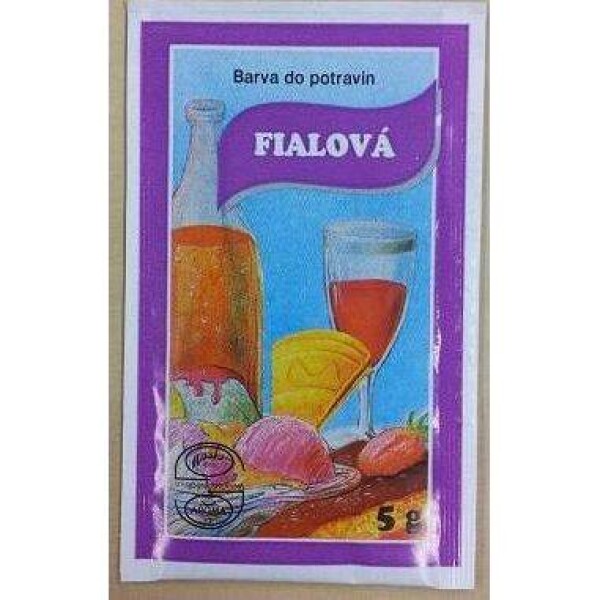 Potravinárska farba prášková (5 g) Fialová - AROCO - AROCO