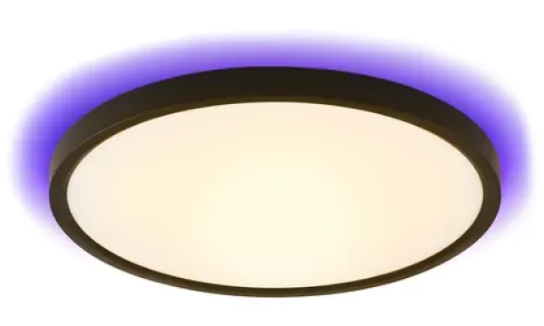 Immax NEO LITE TUDO SMART čierna / Stropné svietidlo / 60 cm / 65W / RGB / Wi-Fi / TUYA (07170-B60)