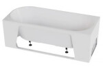 Voľne stojaca vaňa SAT Vision 170x75 cm akrylát ľavá aj pravá SATVVI1700Z SATVVI1700Z