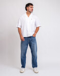 Carhartt WIP Newel Pant Blue marble used wash 32