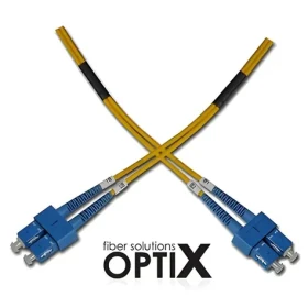 OPTIX SC/UPC-SC/UPC / Optický patch cord / 09/125 / 10 m / G657A (859558981025)
