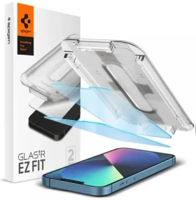 Spigen Glass TR EZ Fit Anti-BlueLight ochranné sklo pre Apple iPhone 16e 14 13 13 Pre 2ks (AGL03389)