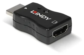 Lindy 32119 EDID Emulator čierna / Adaptér / HDMI / 4K / HDCP (32119)