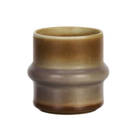 MADAM STOLTZ Kameninový hrnček Two Tone Rust/Lilac 300 ml