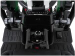 Mamido Detský elektrický traktor MEGA D68 24V s prívesom zelený
