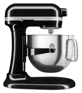 KitchenAid 5KSM70SHXEOB čierna / Kuchynský robot Artisan / 375 W / 6,6 L / 11 rýchlostí (5KSM70SHXEOB)