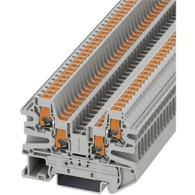 Phoenix Contact 1078999 priechodná svorka 5.2 mm pružinové pripojenie sivá 50 ks; 1078999