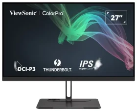 27" ViewSonic VP2776T-4K / Monitor / IPS / 3840 x 2160 / 60Hz / 5ms / 400 cd-m2 / TB4 / USB-C / Repro / Pivot (VP2776T-4K)