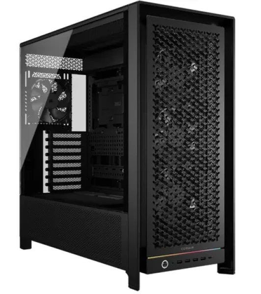 Corsair FRAME 5000D RS čierna / E-ATX / 4X USB-A / 1x USB-C / 4X 140mm / bez zdroja / priehľadná bočnica (CC-9011307-WW)