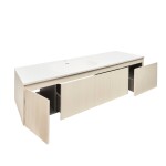 Kúpeľňová skrinka s umývadlom Naturel Austen 165x35x52 cm beige mat Naturel Austen165BG AUSTEN165BG