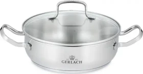 Gerlach Simple Hrniec s pokrievkou 24 cm (2 l) / nerezová oceľ (GERNK332-24-2L)
