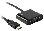 Ekon Adaptér VGA (F) - HDMI (M) čierna / Redukcia / 0,1 m