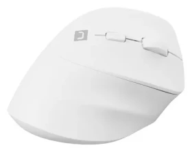 Natec Crake 2 biela / Bezdrôtová optická myš / Vertikálna / 2 400 DPI / USB + Bluetooth / 6 tlačidiel (NMY-2257)