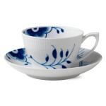 Royal Copenhagen Porcelánový šálek s podšálkem Blue Fluted Mega 280 ml
