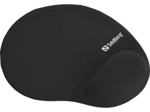 Sandberg Memory Foam Mousepad Round čierna / podložka pod myš s opierkou zápästia (520-37)