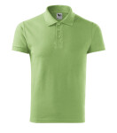 Bavlnené polo tričko pánske trávovo zelené 2XL