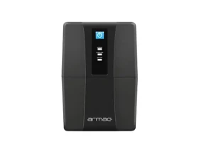Armac Home Lite HL850F/LEDV2 čierna / Záložný zdroj UPS / Line-Interactive / 850 VA / 480 W / 2x Schuko / AVR (HL/850F/LED/V2)