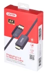 Unitek V1608A čierna / Redukcia / DisplayPort 1.2 - HDMI / 4K 60Hz / 1,8 m (V1608A)