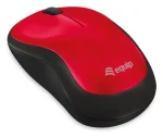 Equip Komfort myš červená / Myš / bezdrôtová / optická / USB nano prijímač / 1200 DPI / obojstranná (245113)