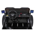 Mamido Elektrické autíčko Extreme Sport 4x4 s premenlivou veľkosťou čiernej