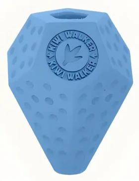 KIWI WALKER Hračka DIABALL Maxi modrá / Guma / Otvor na maškrty / Pre psov / 10 cm (RUB-247)