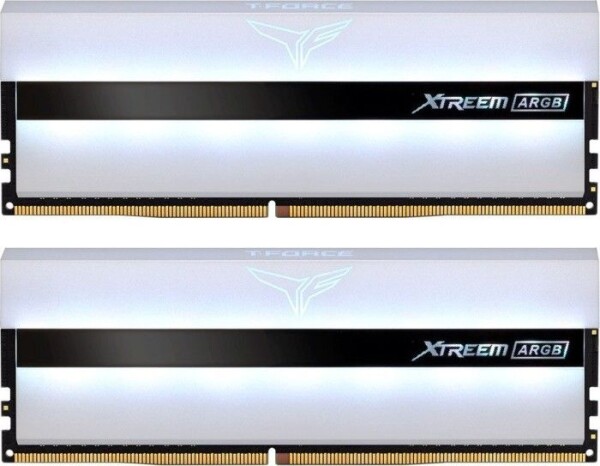 TeamGroup T-Force Xtreem ARGB 32GB (2x16GB) 3600 MHz biela / DDR4 / CL18-22-22-42 / 1.35V / XMP (TF13D432G3600HC18JDC01)