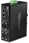 Trendnet TI-M42 čierna / Priemyselná brána Modbus / 4X RS-232/422/485 / 2x LAN 10/100 / IP30 (TI-M42)