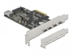 DeLock PCI Express Karta na 4 x USB-C / 1 x USB-A / LP / Pcle (90059)