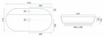 REA - Umývadlo na dosku Aura 81 REA-U2541
