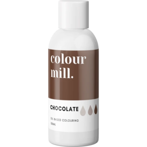 Olejová farba 100 ml vysoko koncentrovaná čokoládová - colour mill - colour mill