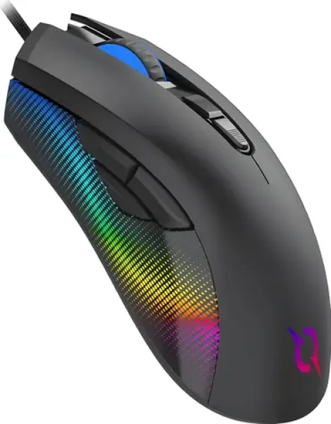 Aqirys Phoenix čierna / Herná myš / optická / 12000 DPI / drôtová / USB (AQRYS_PHOENIX)