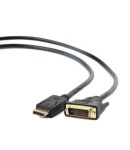 Gembird CC-DPM-DVIM-3M kábel DisplayPort na DVI 3m čierna / DisplayPort (M) / DVI 24+1 (M) (CC-DPM-DVIM-3M)