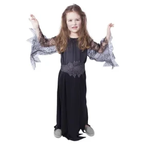 RAPPA Detský kostým čarodejnice - Halloween (M) čierna